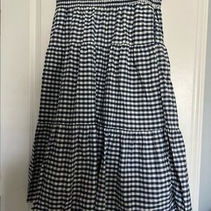 Universal Thread Gingham blue and white Cottagecore Midi Skirt – Size Large